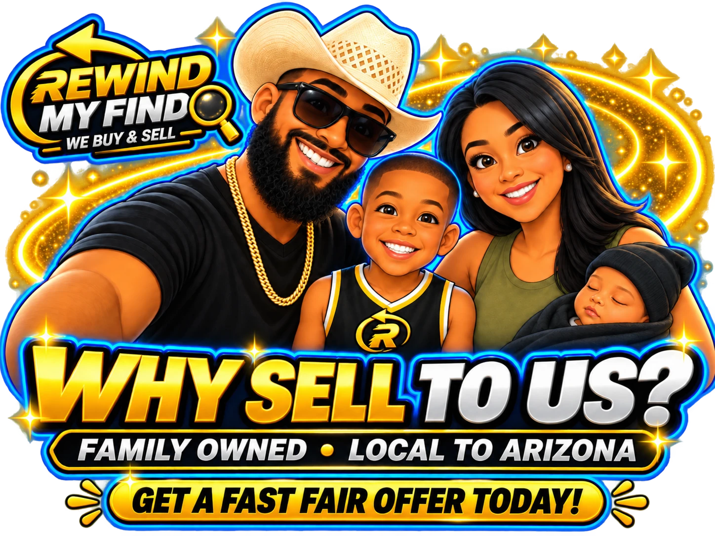 Why sell to RewindMyFind - family owned and local to Arizona
